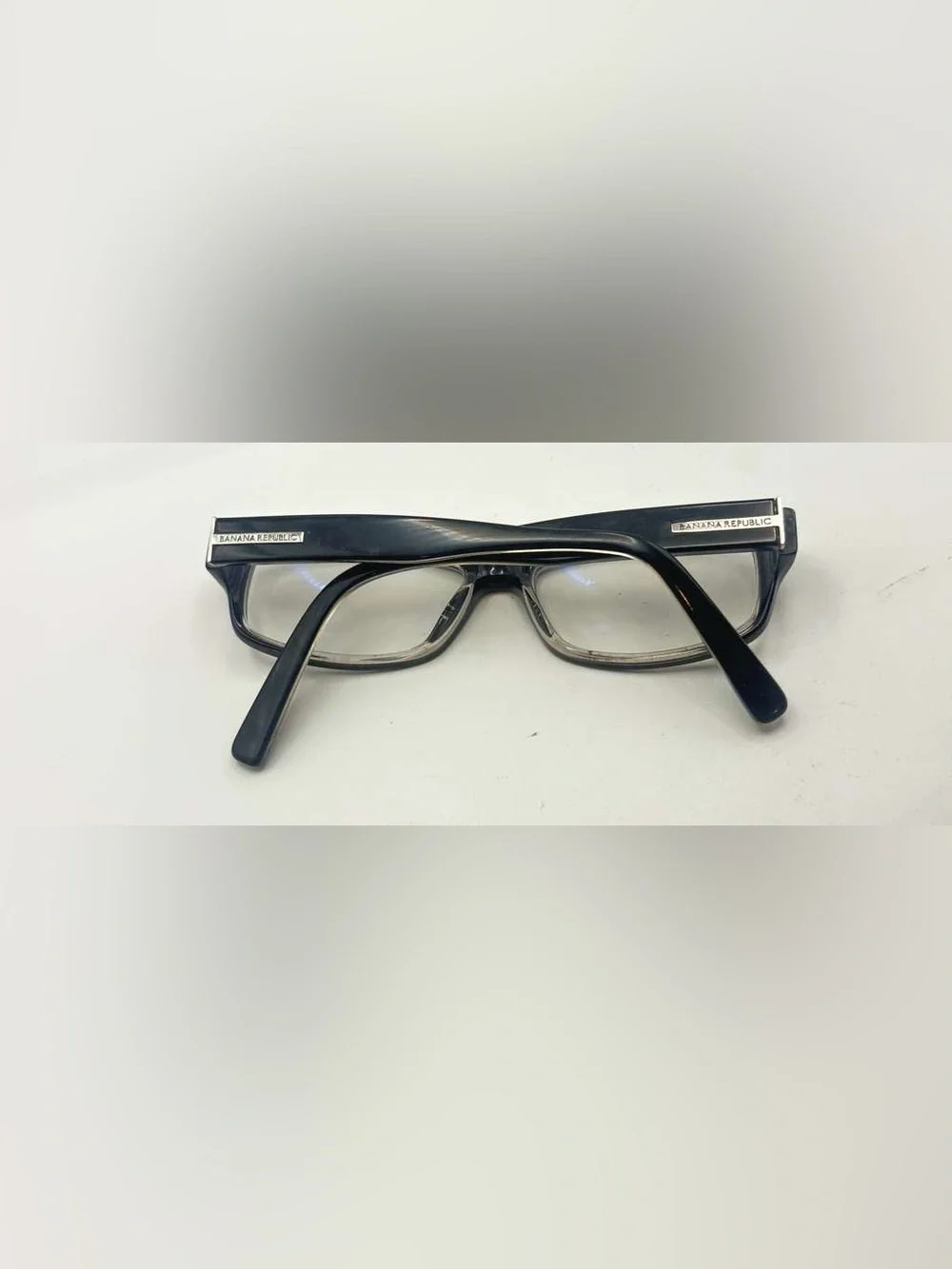 Banana Republic Chad Black Oval Sunglasses Frames Only
